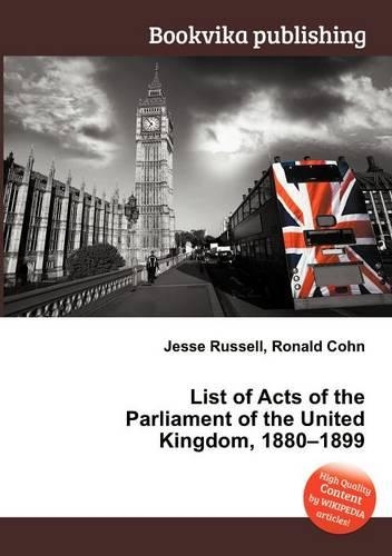 List of Acts of the Parliament of the United Kingdom, 1880-1899