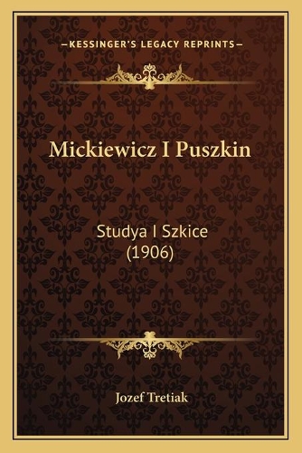Mickiewicz I Puszkin