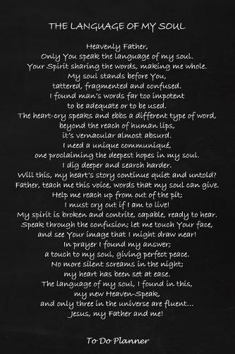 The Language Of My Soul