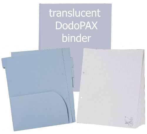 DodoPAX Binder (translucent) Dodo Pad