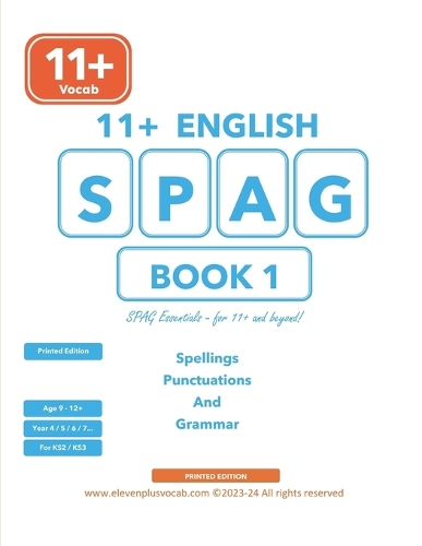 11+ ENGLISH SPAG - Book 1