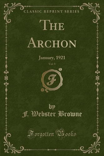 The Archon, Vol. 9