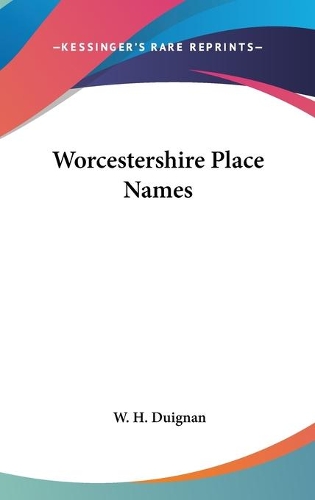 Worcestershire Place Names