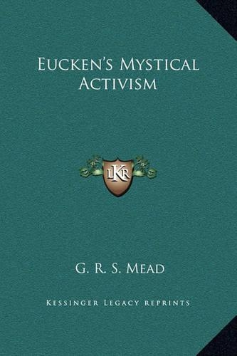 Eucken's Mystical Activism