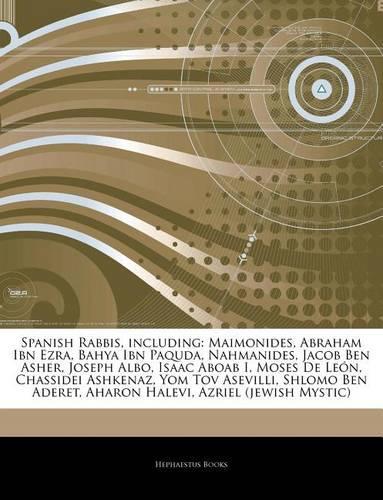 Articles on Spanish Rabbis, Including