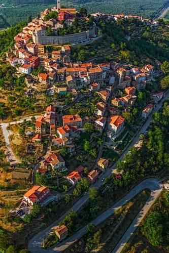 Aerial View of Motovun Croatia Journal