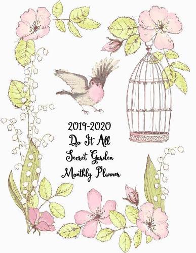 2019-2020 Do It All Secret Garden Monthly Planner