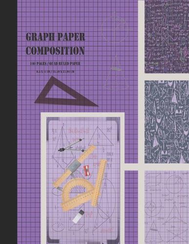Graph Paper Composition: Grid Paper Notebook, Squared Graphing Paper * Blank Quad Ruled * Large (8.5 x 11) * Amethyst