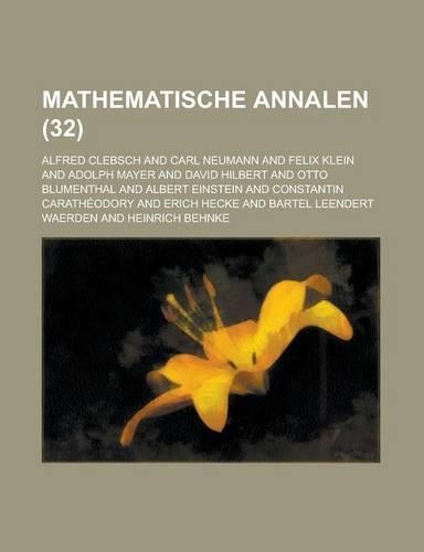 Mathematische Annalen (32)