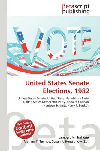 United States Senate Elections, 1982