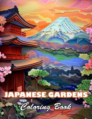 Japanese Gardens Coloring Book