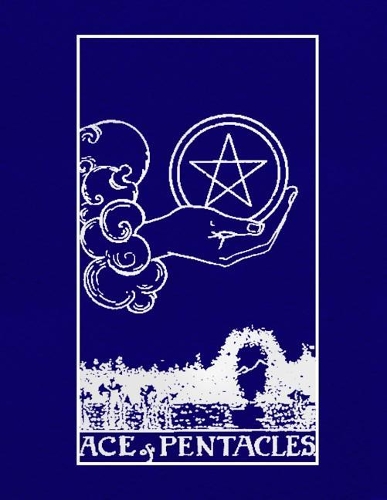 Ace of Pentacles: Tarot Diary Log Book, Record and Interpret Readings, Lined Notebook Journal for Tarot Lovers