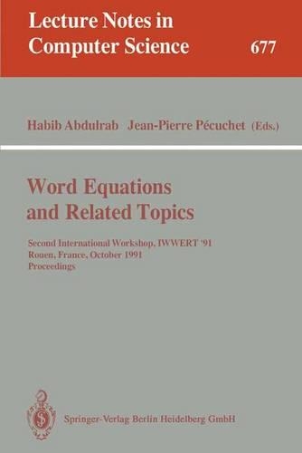 Word Equations and Related Topics