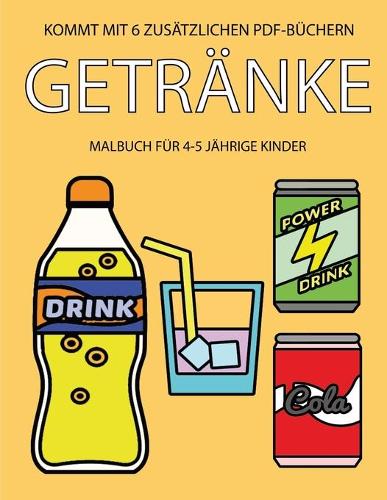 Malbuch für 4-5 jährige Kinder (Getränke)