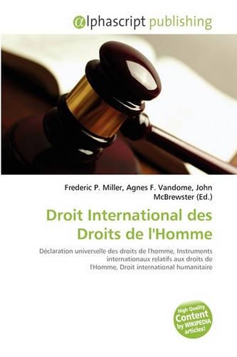 Droit International Des Droits de L'Homme: (French)