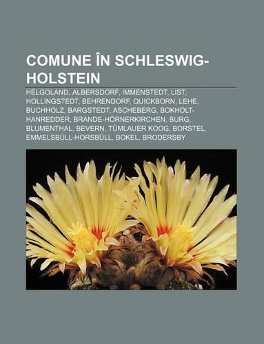 Comune in Schleswig-Holstein: Helgoland, Albersdorf, Immenstedt, List, Hollingstedt, Behrendorf, Quickborn, Lehe, Buchholz, Bargstedt(Romanian)