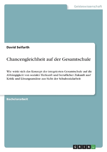 Chancengleichheit auf der Gesamtschule