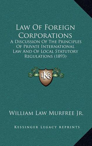 Law of Foreign Corporations