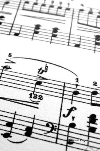 Journal Pages - Music Notes (Bullet Journal)