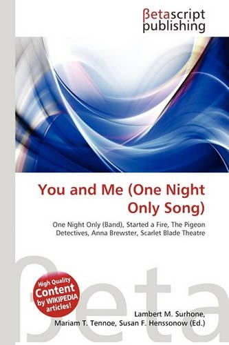 You and Me (One Night Only Song)