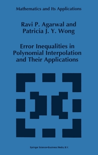 Error Inequalities in Polynomial Interpolation and Their Applications: (v. 262 Mathematics and its Applications)