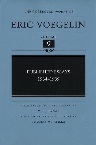 Published Essays, 1934-1939 (CW9)