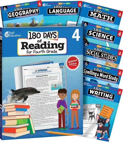 180 Days™ Bundle Grade 4: 8-Book Set
