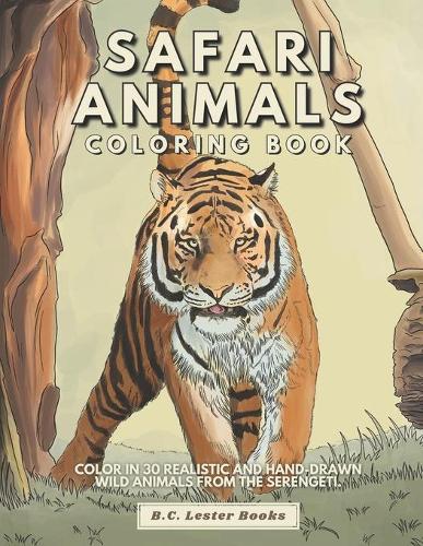 Safari Animal Coloring Book
