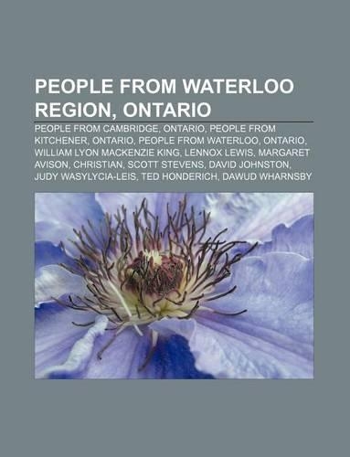 People from Waterloo Region, Ontario