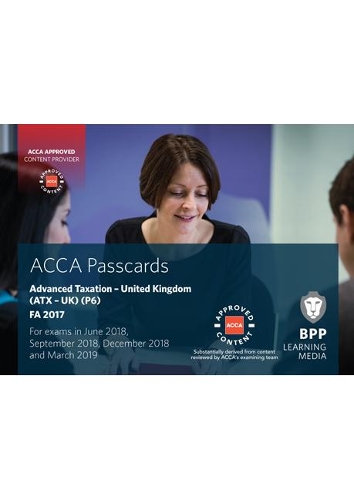 ACCA P6 Advanced Taxation FA2017: Passcards