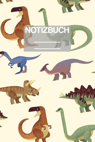 Notizbuch A5 Muster Suesse Tiere Dinosauerier Dino Trex Saurus: - 111 Seiten - EXTRA Kalender 2020 - Einzigartig - Liniert - Linie - Linien - Geschenk - Geschenkidee