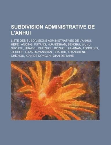 Subdivision Administrative de L'Anhui