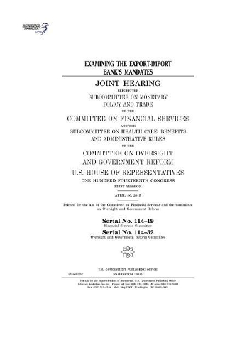 Examining the Export-Import Bank's Mandates