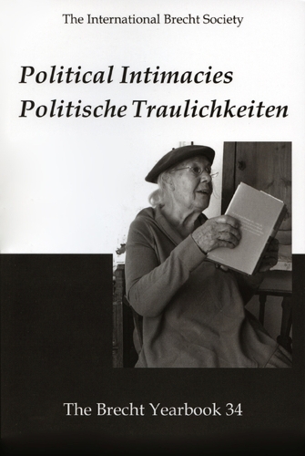 The Brecht Yearbook/Das Brecht-jahrbuch