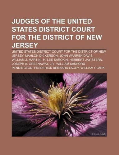 Judges of the United States District Court for the District of New Jersey: United States District Court for the District of New Jersey(English)