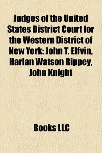 Judges of the United States District Court for the Western District of New York