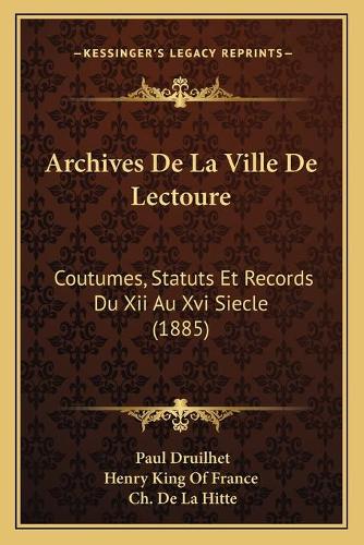 Archives De La Ville De Lectoure