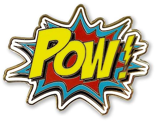 Enamel Pin Pow!
