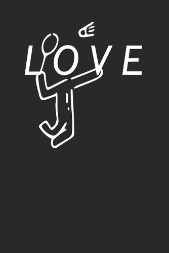 Love Badminton 120 Page Notebook Lined Journal for Badminton Lovers