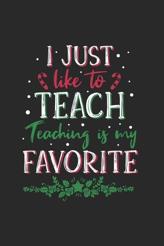 Christmas Teacher Elf Notebook