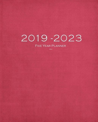 2019-2023 Red Five Year Planner