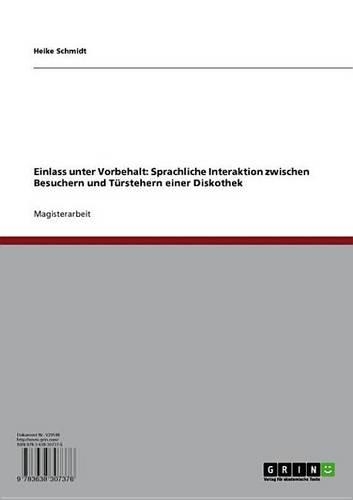 Einlass Unter Vorbehalt