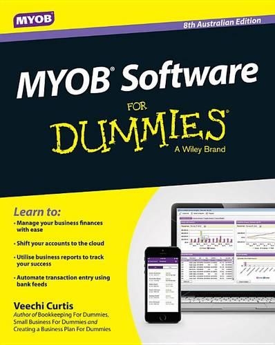 MYOB Software for Dummies 8e Australian Edition