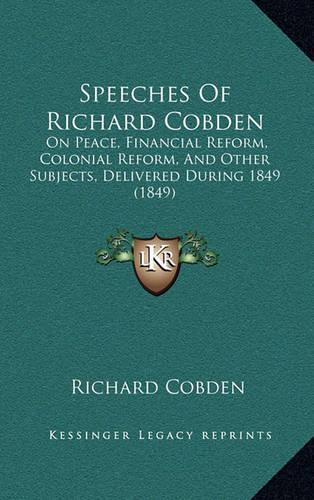 Speeches of Richard Cobden