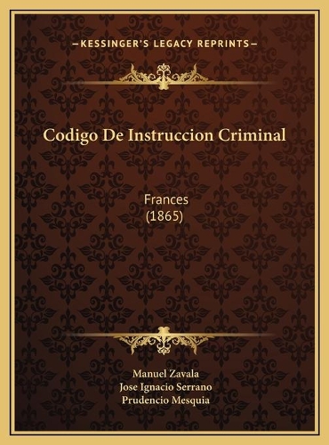 Codigo De Instruccion Criminal