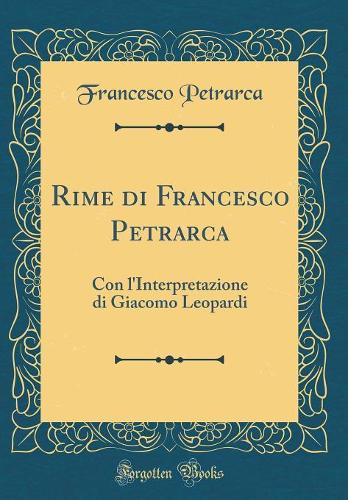 Rime Di Francesco Petrarca