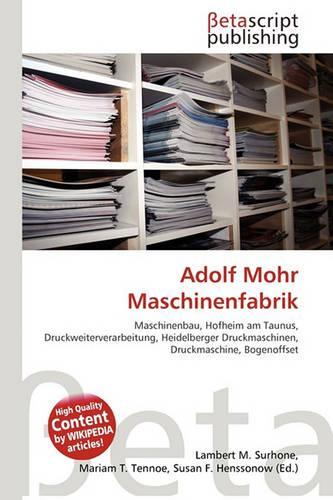 Adolf Mohr Maschinenfabrik