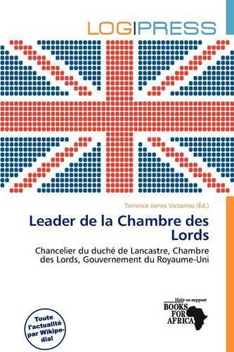 Leader de La Chambre Des Lords