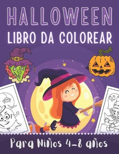 Halloween Libro da Colorear Para Niños 4-8 años