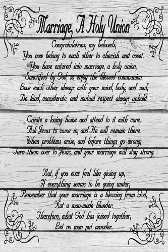 Marriage, a Holy Union Journal for Newlyweds